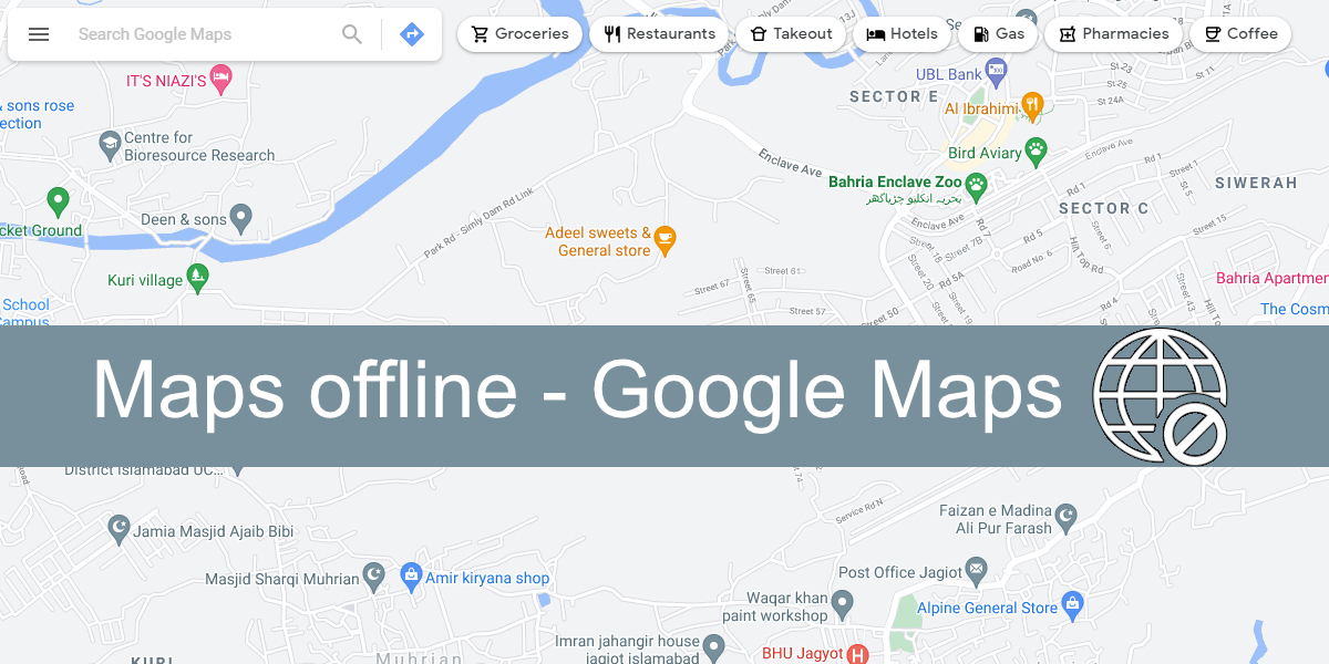 mappe offline - Google Maps