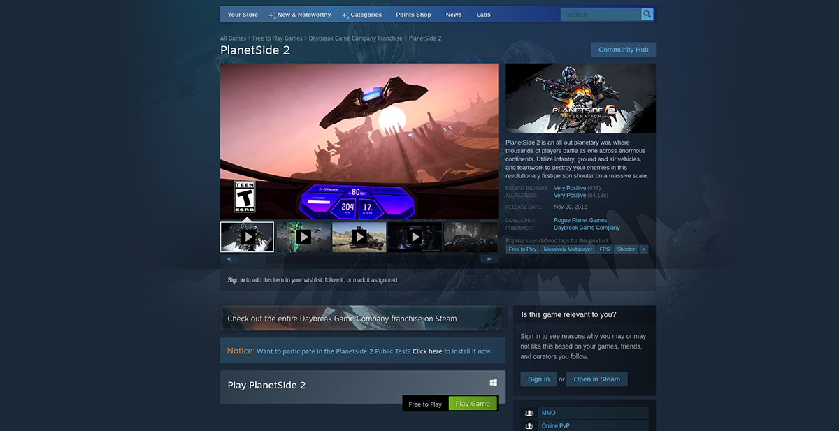 ps2 store - Come giocare a PlanetSide 2 su Linux