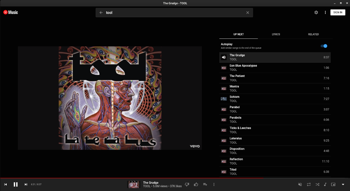 ytmd playing - Come ascoltare YouTube Music su Linux con Ytmdesktop
