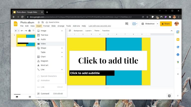  how to add video to google slides 