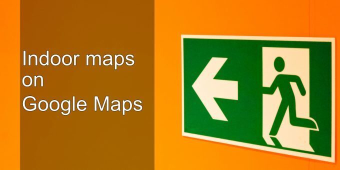 indoor maps on Google Maps