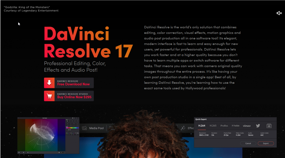 davinci resolve linux download