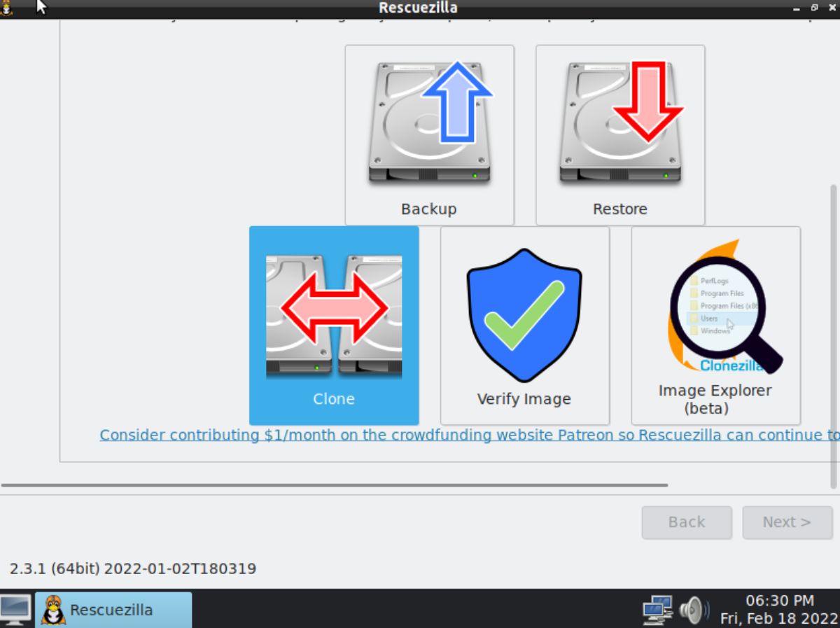 Væsen Array af Undtagelse How to use Rescuezilla to clone a Linux hard drive - Addictive Tips Guide