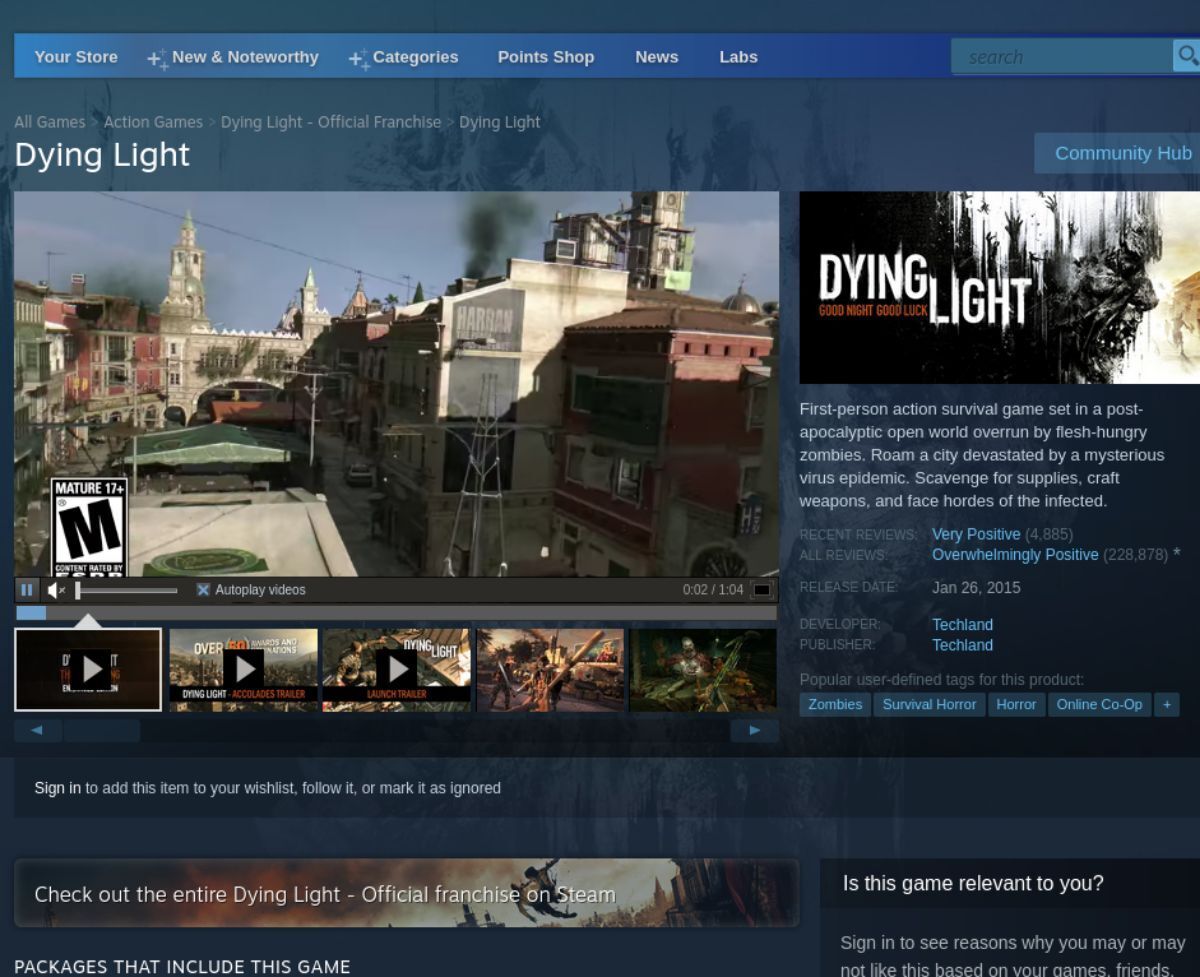 Dying Light: The Following, PC Mac Linux