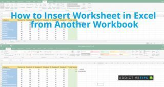 A visualization of how to insert worksheet in Excel from another workbook