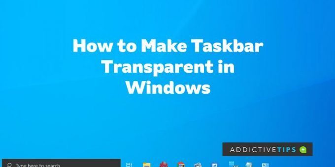 Windows-how-to-make-taskbar-transparent