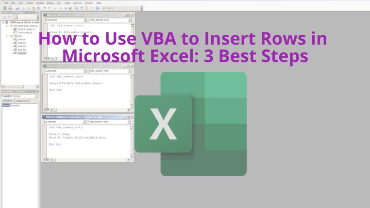 How to use vba to insert rows in microsoft excel addictivetips 2022