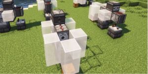 example of a chicken farm in minecraft