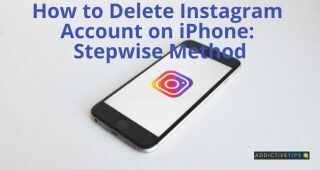 An iPhone with the Instagram logo for how to delete Instagram account on iPhone