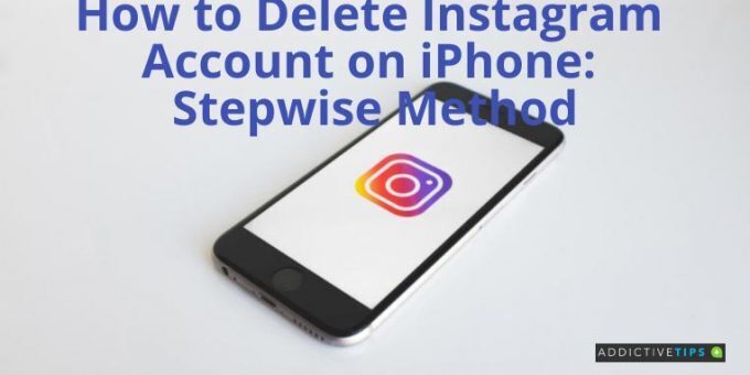An iPhone with the Instagram logo for how to delete Instagram account on iPhone