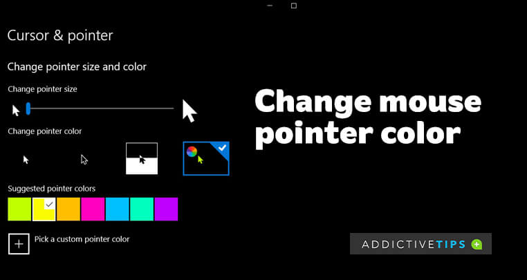 how to change my mouse cursor color