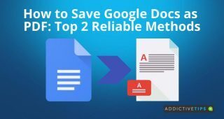 How to Save Google Docs as PDF
