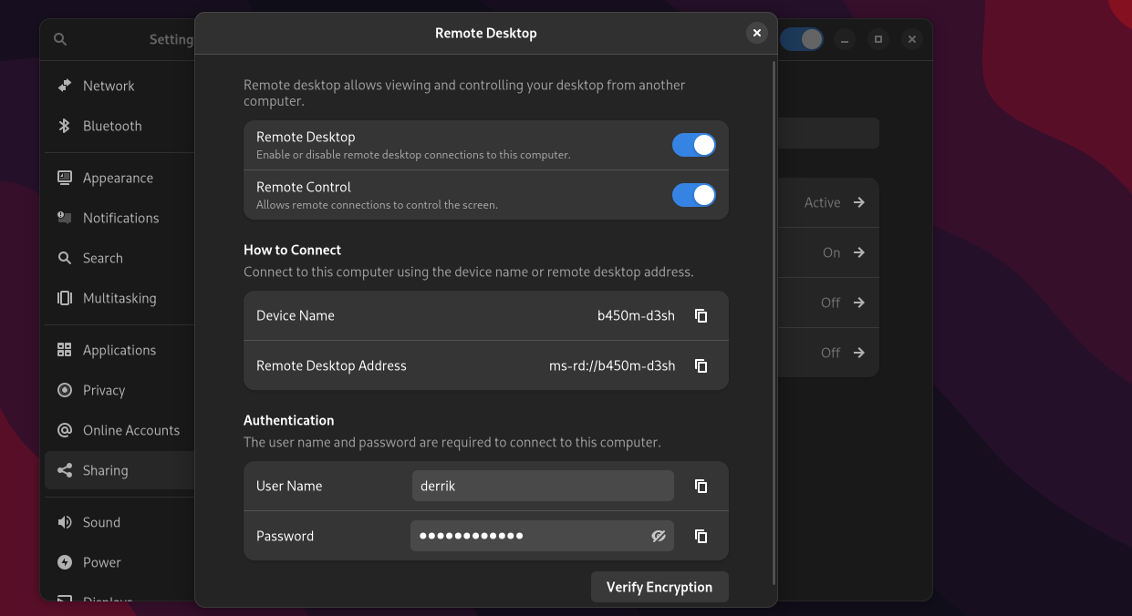 How to use the new Gnome Shell remote desktop feature Addictive Tips Guide