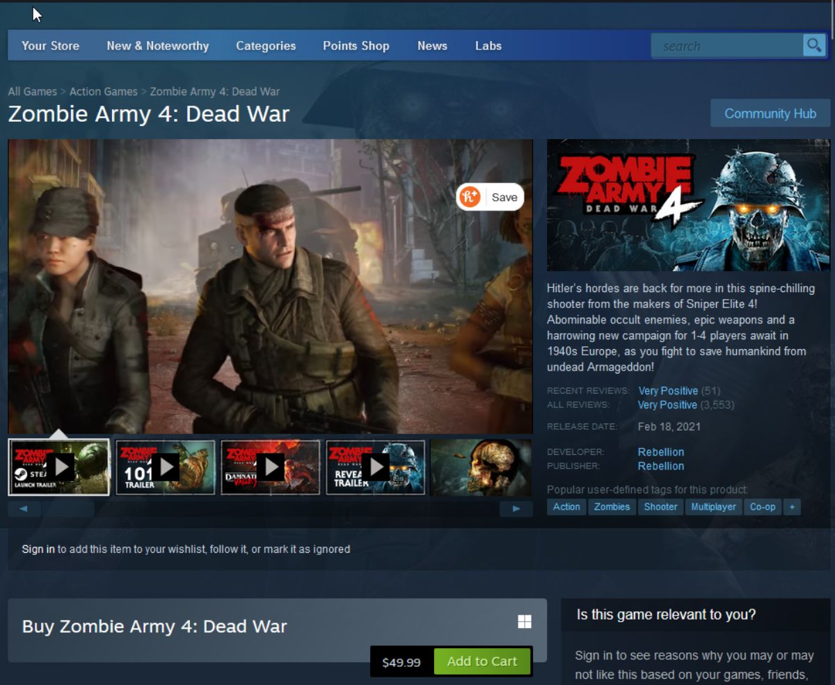 How to play Zombie Army 4 Dead War on Linux Addictive Tips Guide