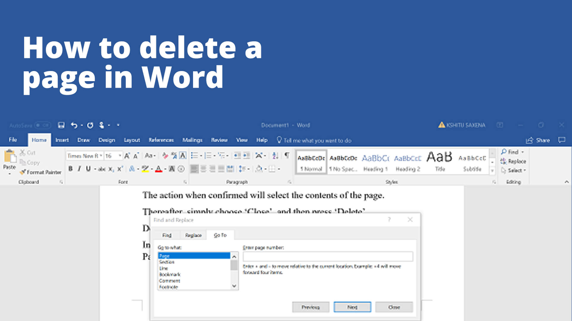 How to Delete a Page in Word: A Step-by-step Guide