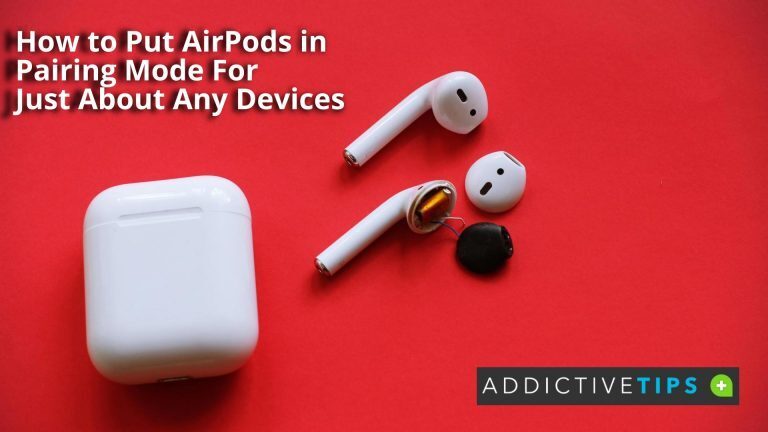 how do you put your airpods in pairing mode
