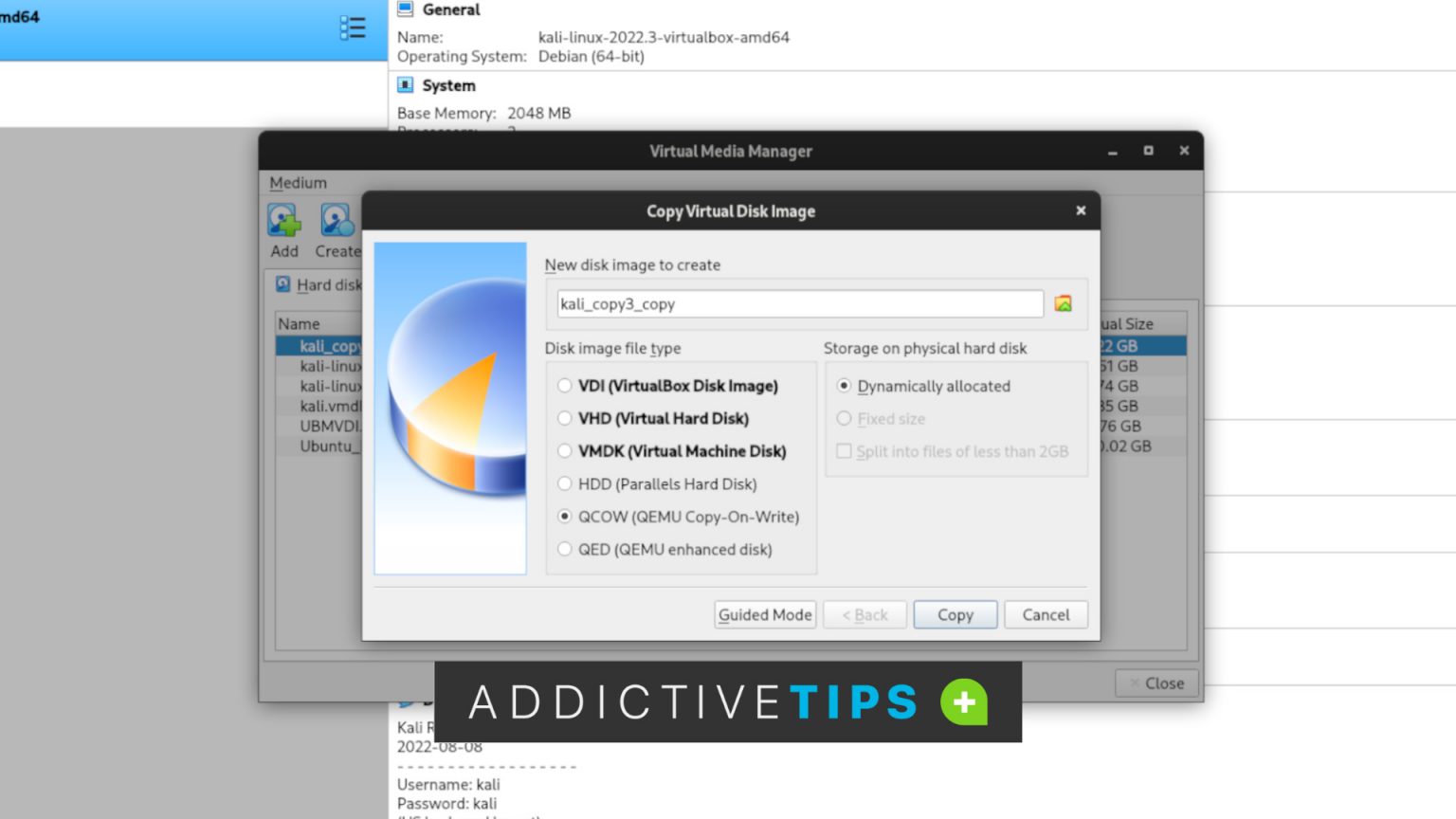 How to convert VirtualBox drives to QCOW on Linux Addictive Tips Guide