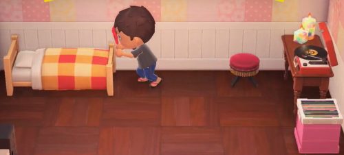 Animal Crossing inside house