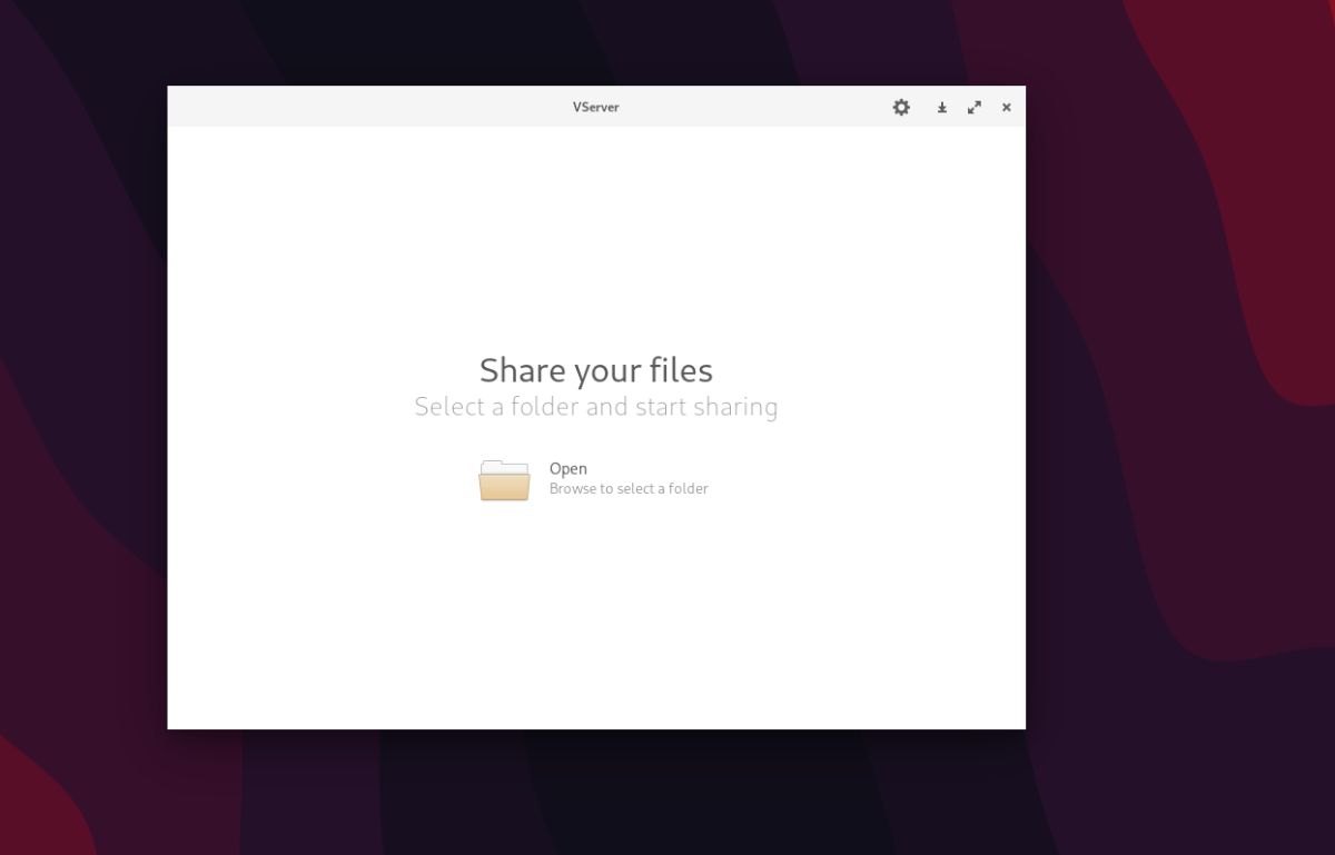 Share files fast and easy on Linux with VServer - Addictive Tips Guide