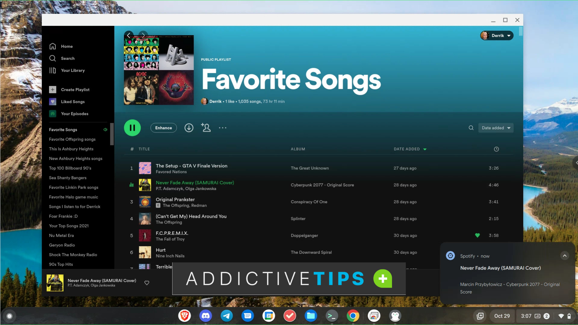 How to listen to Spotify music on a Chromebook - Addictive Tips Guide