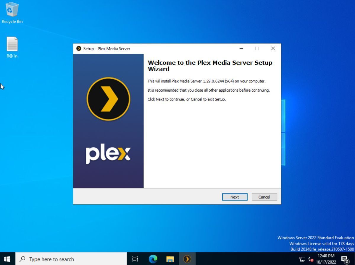 Tutorial - Install and configure Plex Media Server 