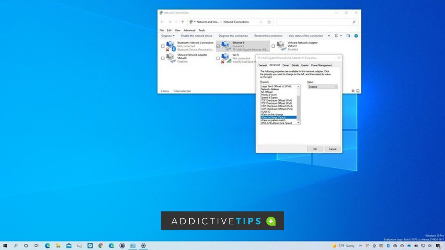 How to Enable Wake on LAN on Windows 10