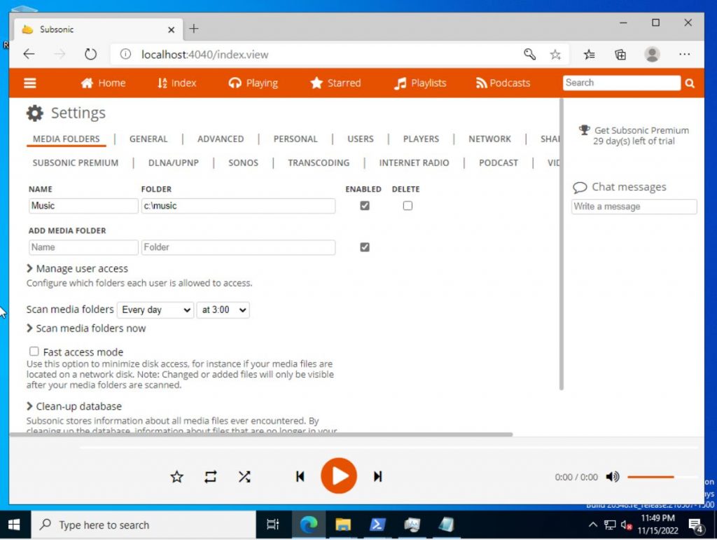 Host A Subsonic Music Server On Windows Server Addictive Tips Guide