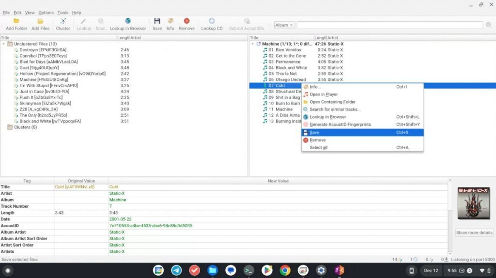 How to edit MP3 tags on a Chromebook Addictive Tips Guide