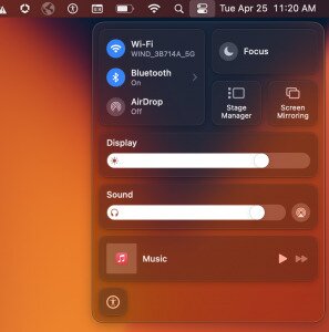 Toggle the Bluetooth on your Mac
