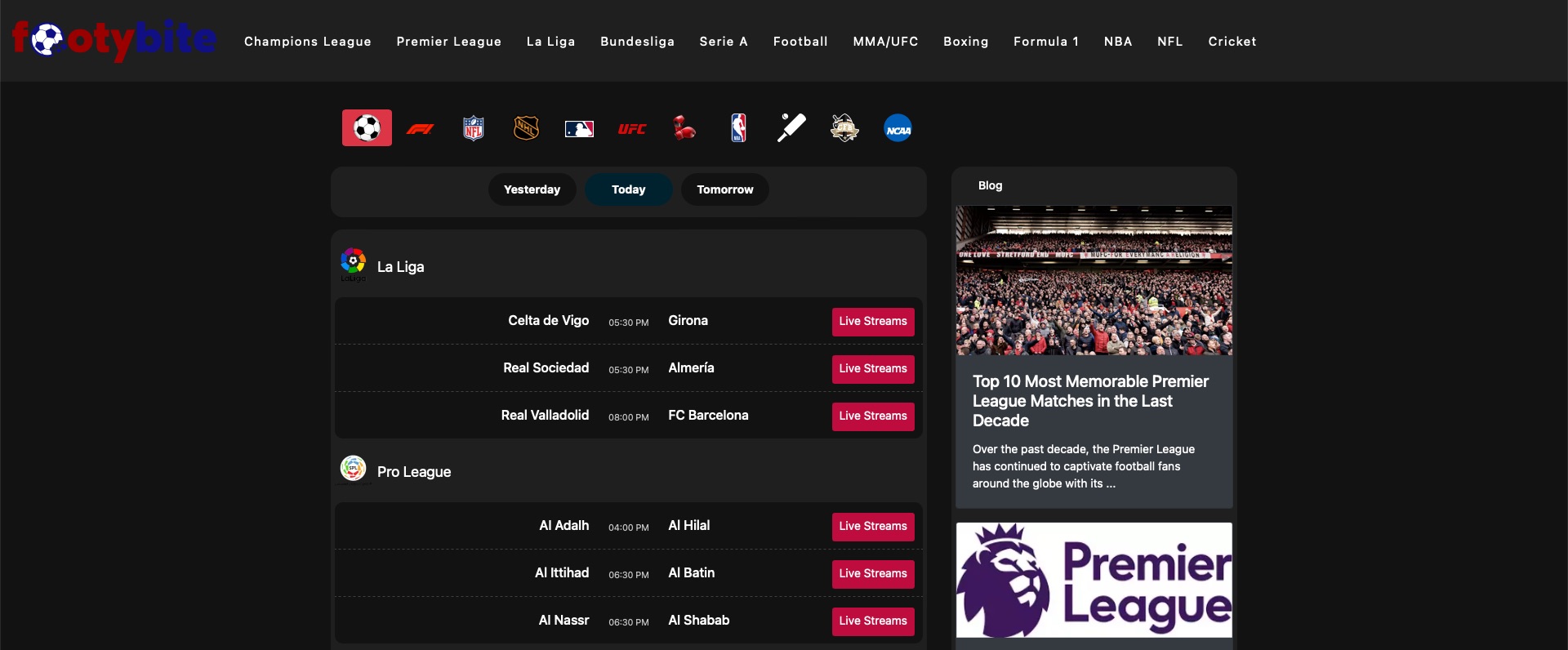 Top 8 Free Sports Streaming Sites