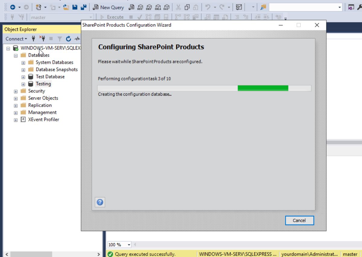 install sharepoint server on windows 10