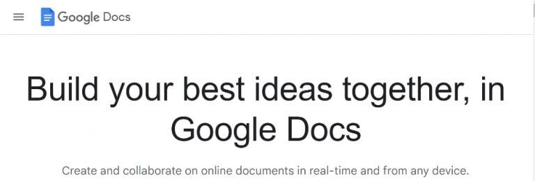 What is Google Docs?