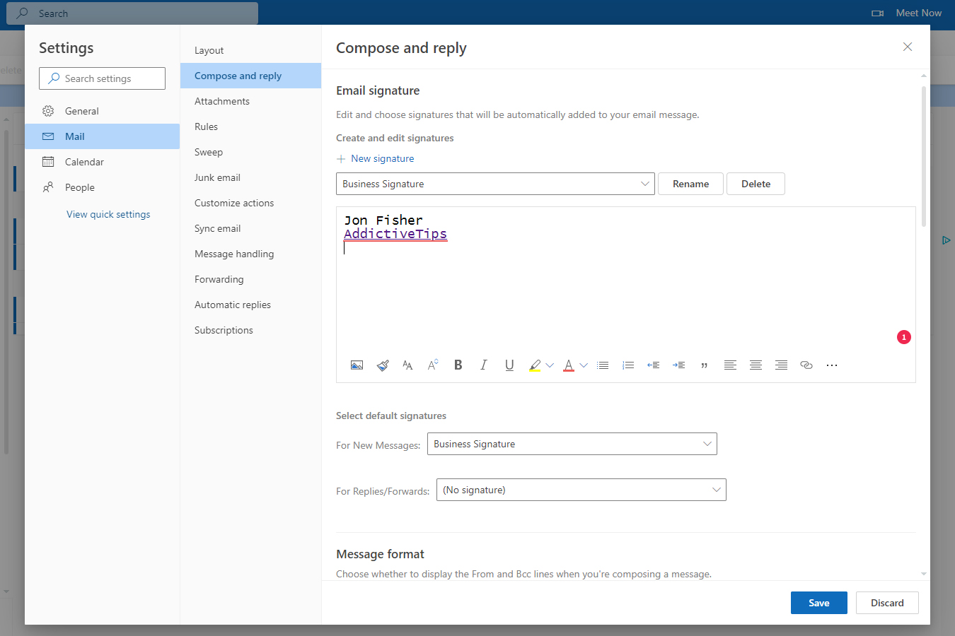How to Set Up Your Email Signature on Outlook.com
