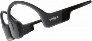 SHOKZ OpenRun bone conduction headphones in black