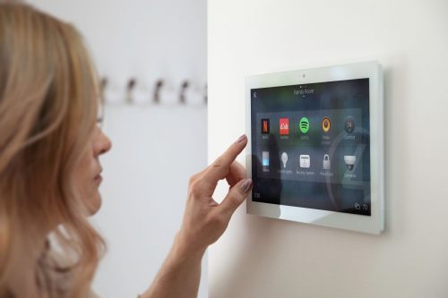Control4 wall tablet control for a smart home