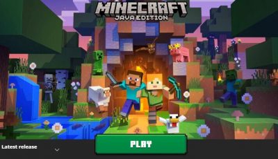 Minecraft play screen
