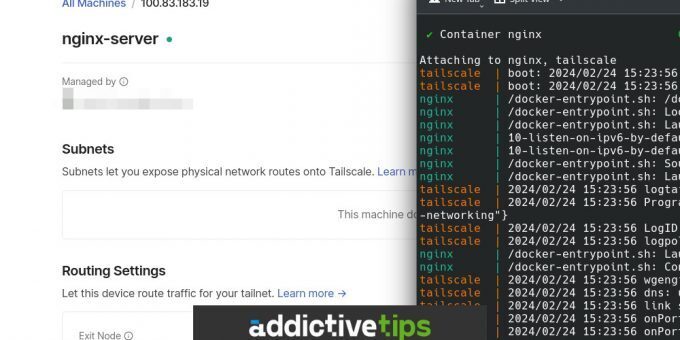 Tailscale in Docker hero image.