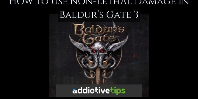 Non-lethal damage at Baldurs gate