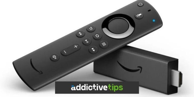 Amazon Firestick with Addictive Tips Logo