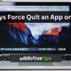 Force Quit an App on Mac