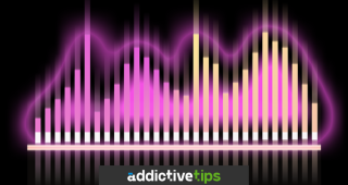 Multi-colored audio illustration