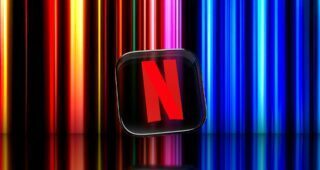 3D Netflix logo